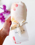 Plumeria Print Hawaiian Themed Organic Swaddle