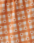 Pumpkin Check - Geometry Kitchen Tea Towel