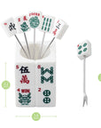 7-Piece MahJong Cocktail Pick Set