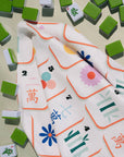 Tile Toss Tea Towel