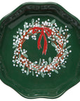 Wreaths Shaped Christmas Pinch Bowl