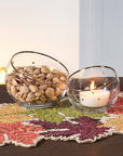 Medium Angled Bowl with Dots