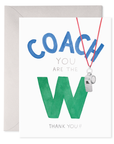 Coach W Greeting Card