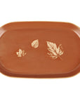 Fall Leaves Oval Platter