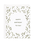 Botanic Birthday — Garden Inspired Birthday Card