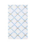 Sky Blue Trellis Guest Towels