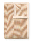 Harborview Herringbone Tan Blanket