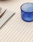 Natural Tablecloth Modern Stripes – Recycled Cotton, 3 Sizes
