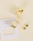 Bold Drop - Gold Earrings