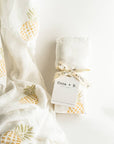Pineapple Muslin Organic Baby Swaddle