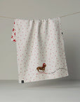 Dachshund Dash - Geometry LUXE Double-Sided Kitchen Tea Towel - Holiday 2026