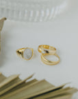 Gold Rings - Ridged