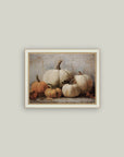 Vintage Pumpkins Framed Fall Canvas Art