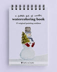 A little bit of winter - mini watercoloring book