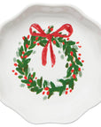 Wreaths Shaped Christmas Pinch Bowl