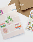 Sticker Scene Card - Shelfie
