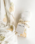 Pineapple Muslin Organic Baby Swaddle