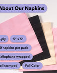 Spilling Wine & Tea Funny Cocktail Napkins – 20-Pack