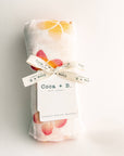 Plumeria Print Hawaiian Themed Organic Swaddle