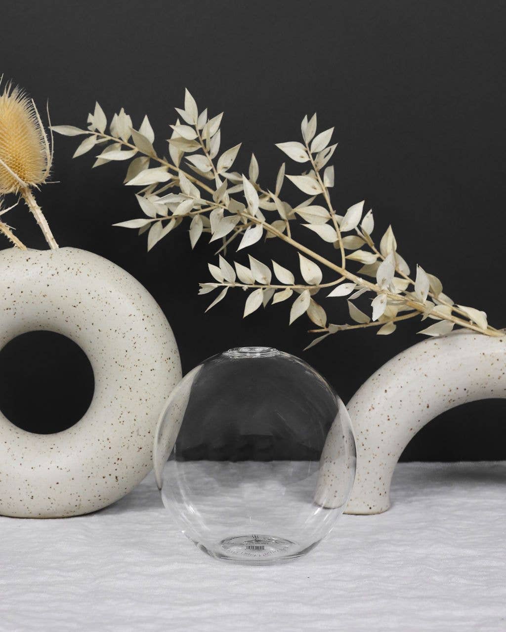 Clear Neva Candle Holder