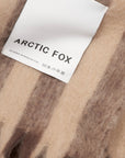 The Wool Stripe Throw - Umber/Brown