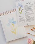 Flowers watercolor workbook