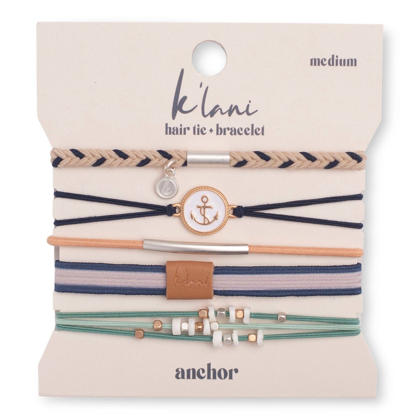 Anchor Hair Tie Bracelets