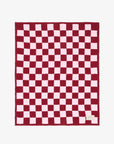 The Teddy Throw - 100% Recycled - Pink Check - FW25