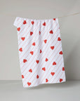 Stitched Heart Tea Towel