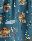 Holiday Nostalgia - Geometry LUXE Double-Sided Kitchen Tea Towel - Holiday 2026