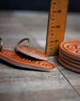 Make it a Double Leather Coaster