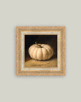 White Pumpkin Framed Art Print