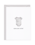 Bonjour Bébé — French New Baby Card