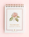 Flowers watercolor workbook