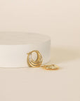 Gold Hoop - Triple Arch - Earrings