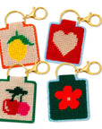 Needlepoint Keychain Bundle - Includes 8 each style + Display