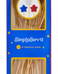 Red White Blue Stars 6 Inch Wood Party Pick/30pk - Gift Box