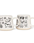 Oversized Mug with Cats