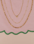 Gold Ball Necklace - 18k Gold Plating