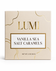 Vanilla Sea Salt Caramels – Beige Box, 2 oz