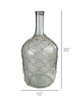 Conde Longneck Glass Bottle with Cane – Large
