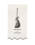 Welcome Witches Dinner Napkin Set | Halloween Party Table Decor