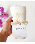 Pineapple Muslin Organic Baby Swaddle