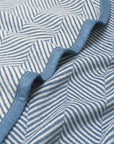 Harborview Herringbone Cornflower Blanket