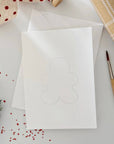 Gingerbread paintable watercolor notecard set