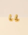 Bold Drop - Gold Earrings