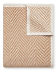 Harborview Herringbone Tan Blanket