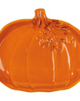 Small Orange Pumpkin Plate