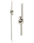 Silver Knot Cocktail Pick