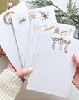 Christmas checklist notepad